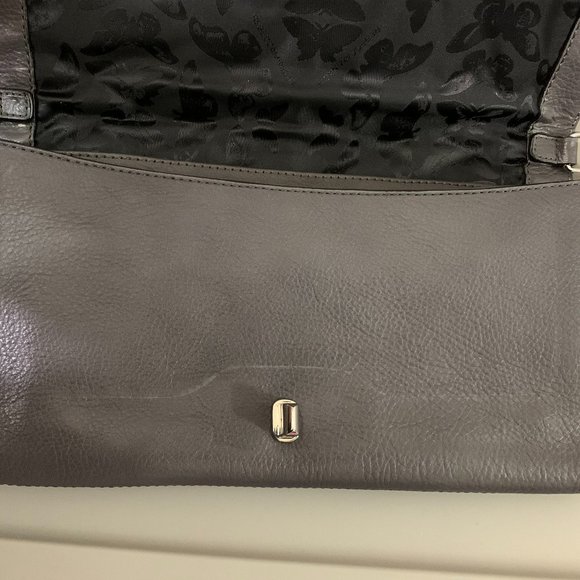 Rebecca Minkoff Quilted Love Clutch with Chain *Gray* - Picture 4 of 13